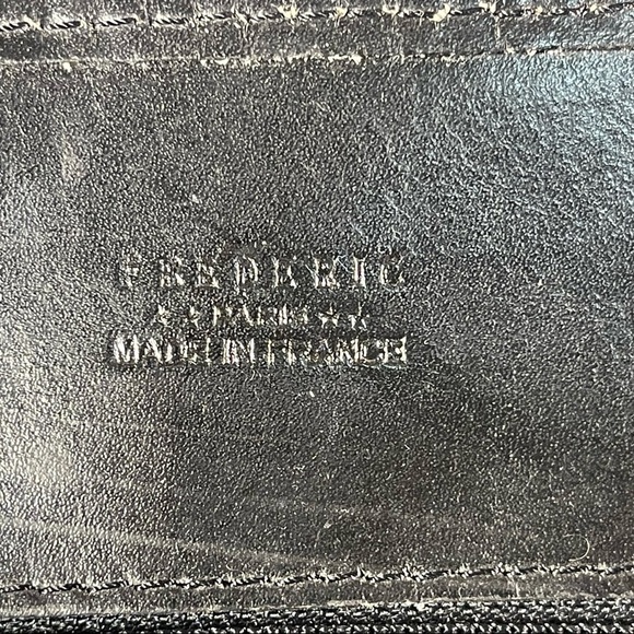 Frederic Paris black leather satchel - Picture 10 of 13